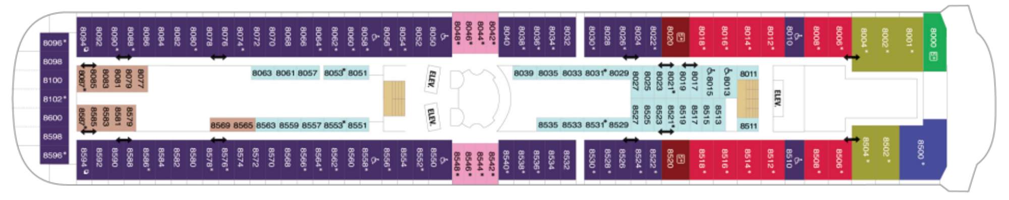 Deck 8 plan